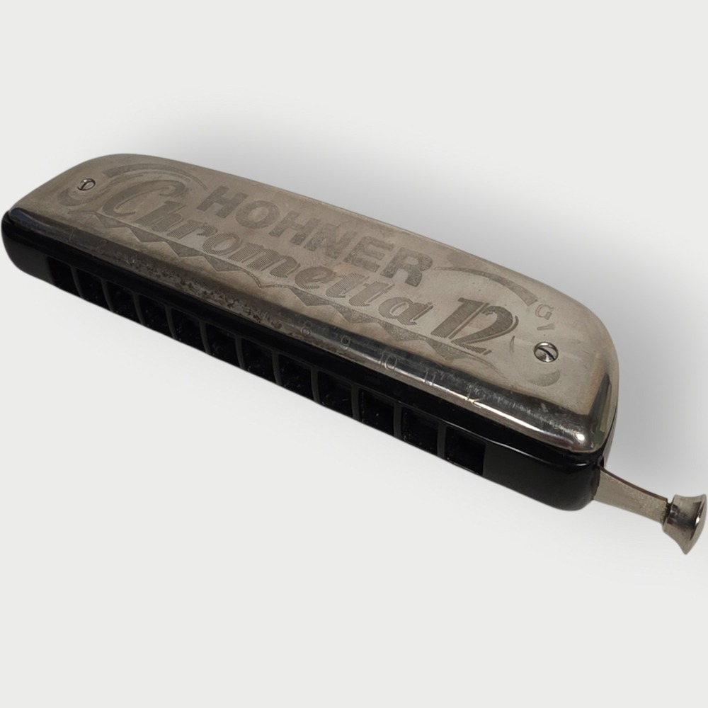 Vintage Hohner Chrometta 12 Chromatic Harmonica Key C Germany Untested - Picture 4 of 5